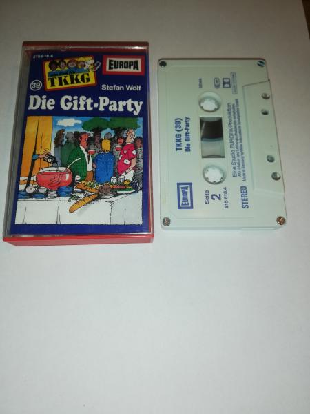 TKKG Folge 39 Die Gift-Party 4-fach Silber geschraubt Weiß Blau 515818.4 Europa